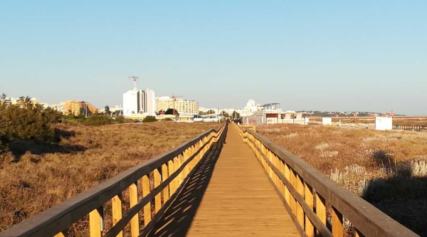 Passadiço na Praia da Rocha Baixinha